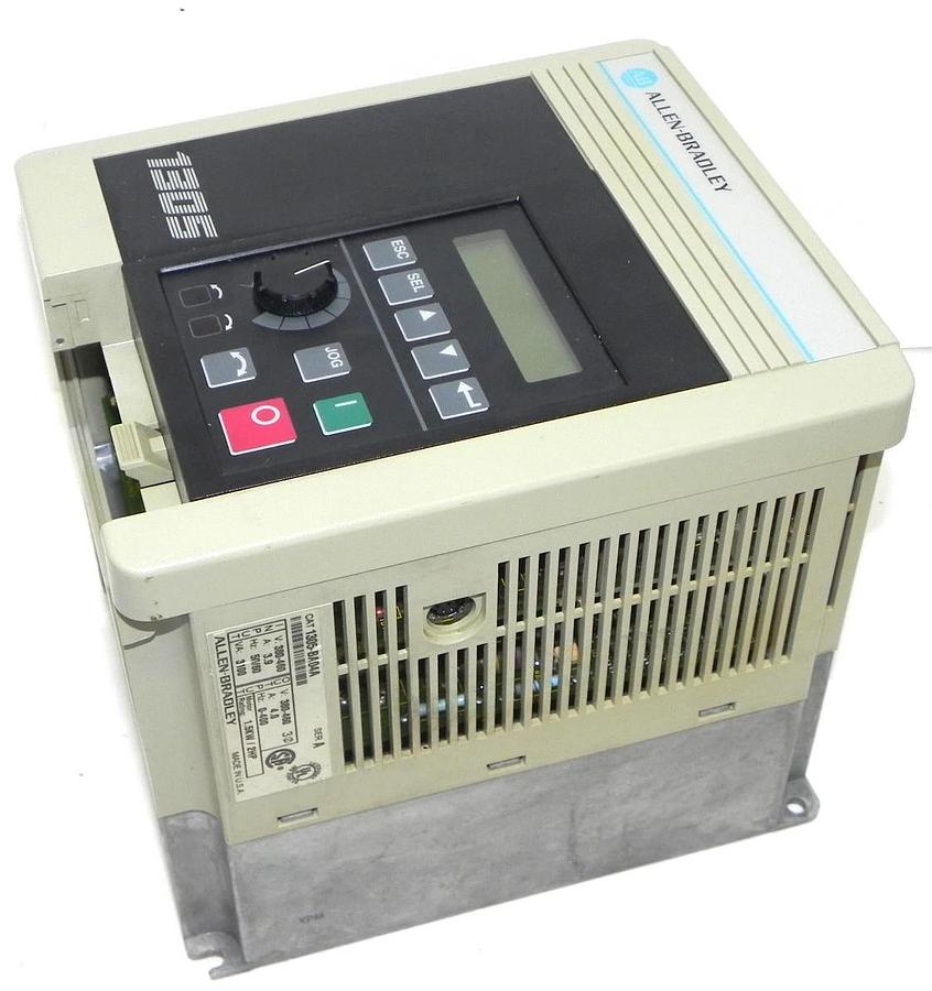 Used ALLEN BRADLEY 1305-BA04A DRIVE 380-460V W/ 1201-HA1 PROGRAMMING TERMINAL