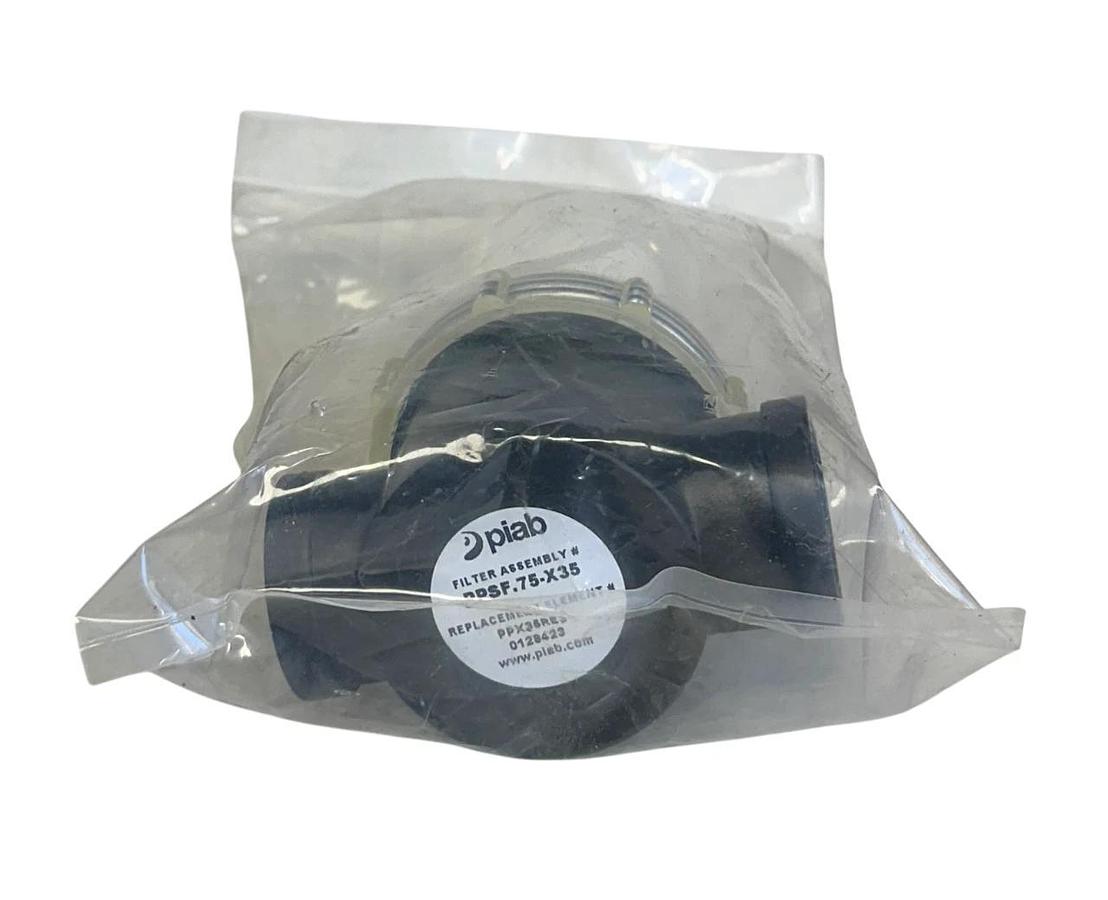 Used PIAB PPSF.75-X35 / PPSF75X35 VACUUM FILTER ASSEMBLY PPX35RE3 3/4'' NPT NSFS
