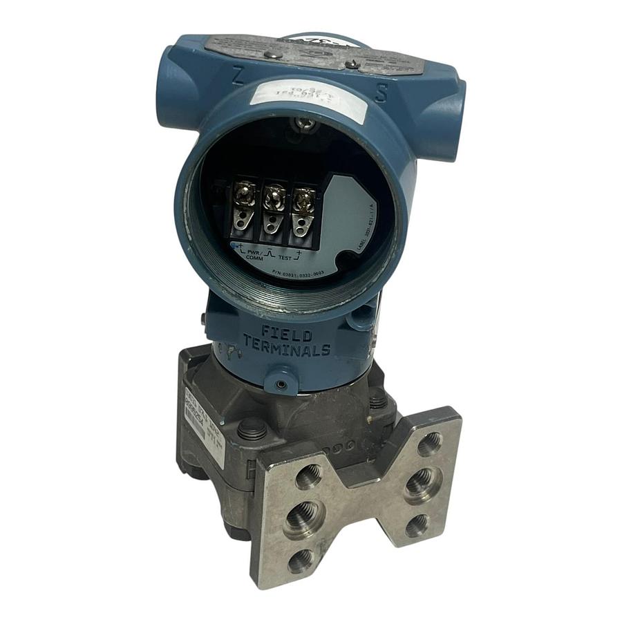 Used Rosemount 3051CG4A02A1AH2B7E5M5L4 Pressure Transmitter Used For Parts As Is