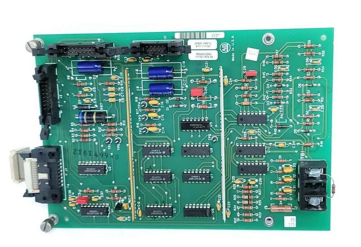 Used ALLEN BRADLEY 117761 CONTROL BOARD REV. 06