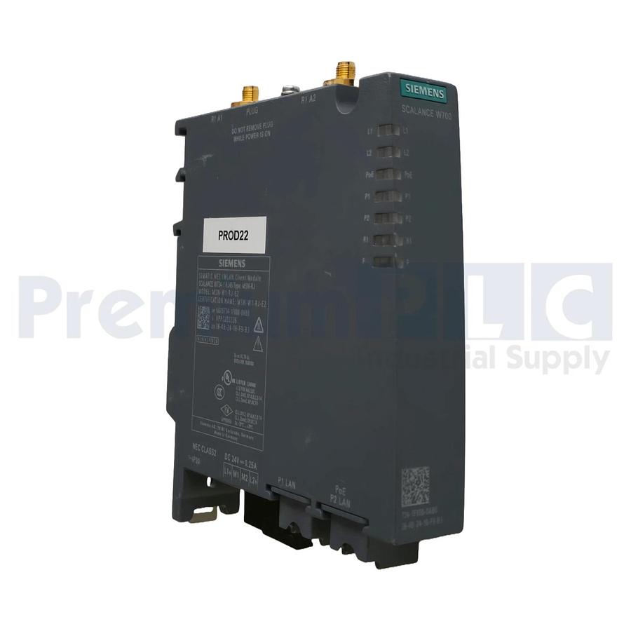 Used SIEMENS 6GK5734-1FX00-0AB0 SIMATIC NET IWLAN CLIENT MODULE SCALANCE W734-1 RJ45