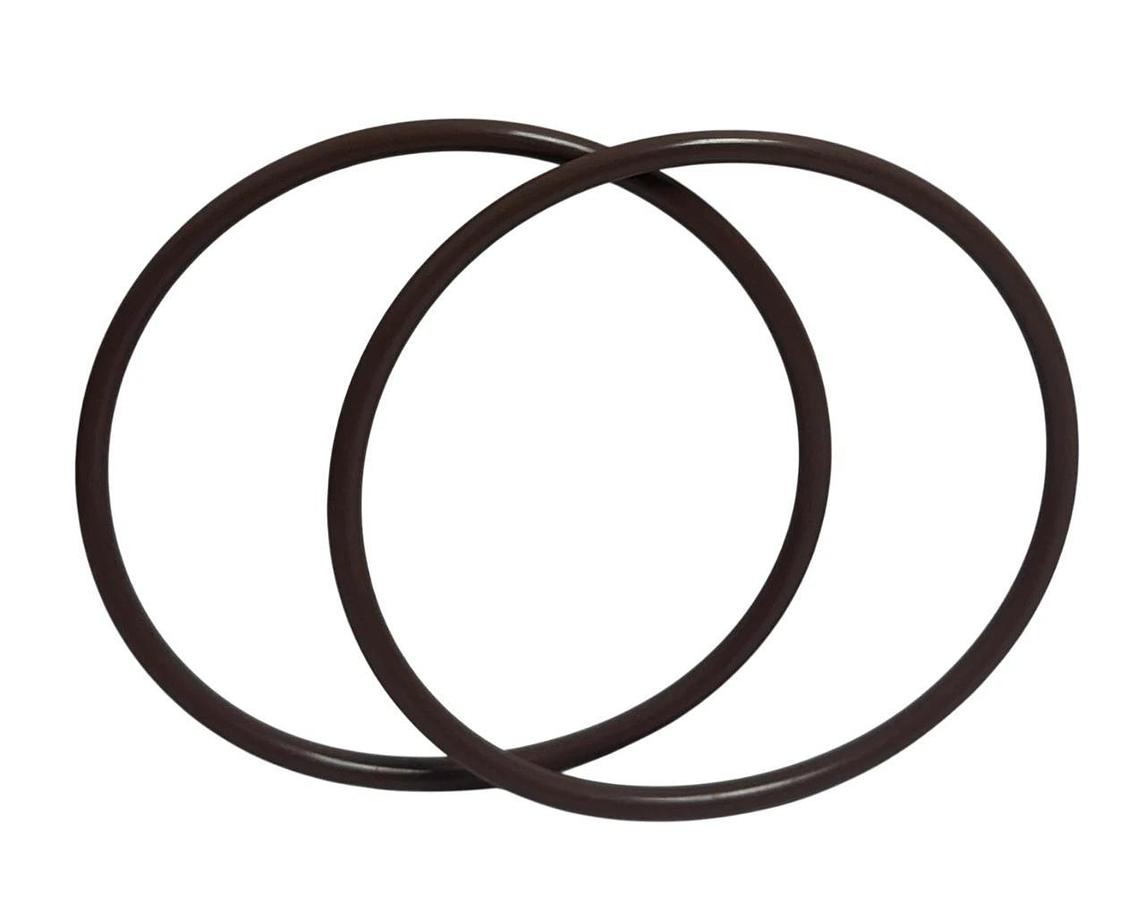 2 AAVID V708-75/2-347 / 0857927 BROWN O-RINGS 75 DUROMETER V708752347 NSMP