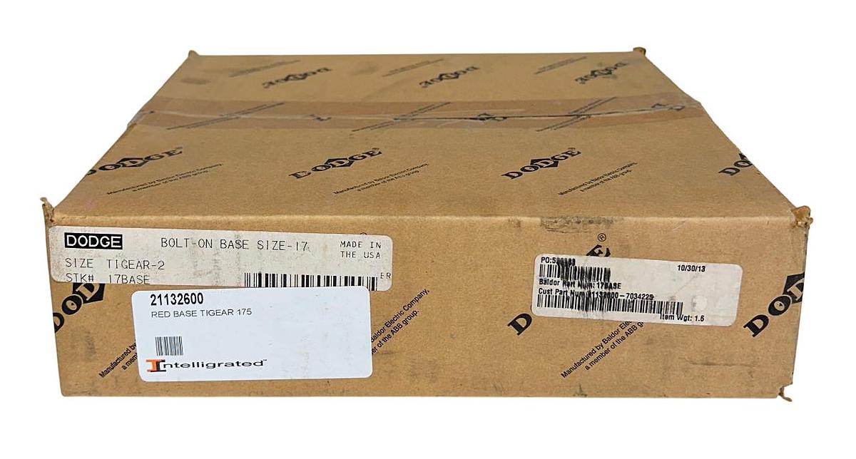 BALDOR DODGE 17BASE TIGEAR-2 BOLT-ON BASE SIZE 17 OEM USA NSFS