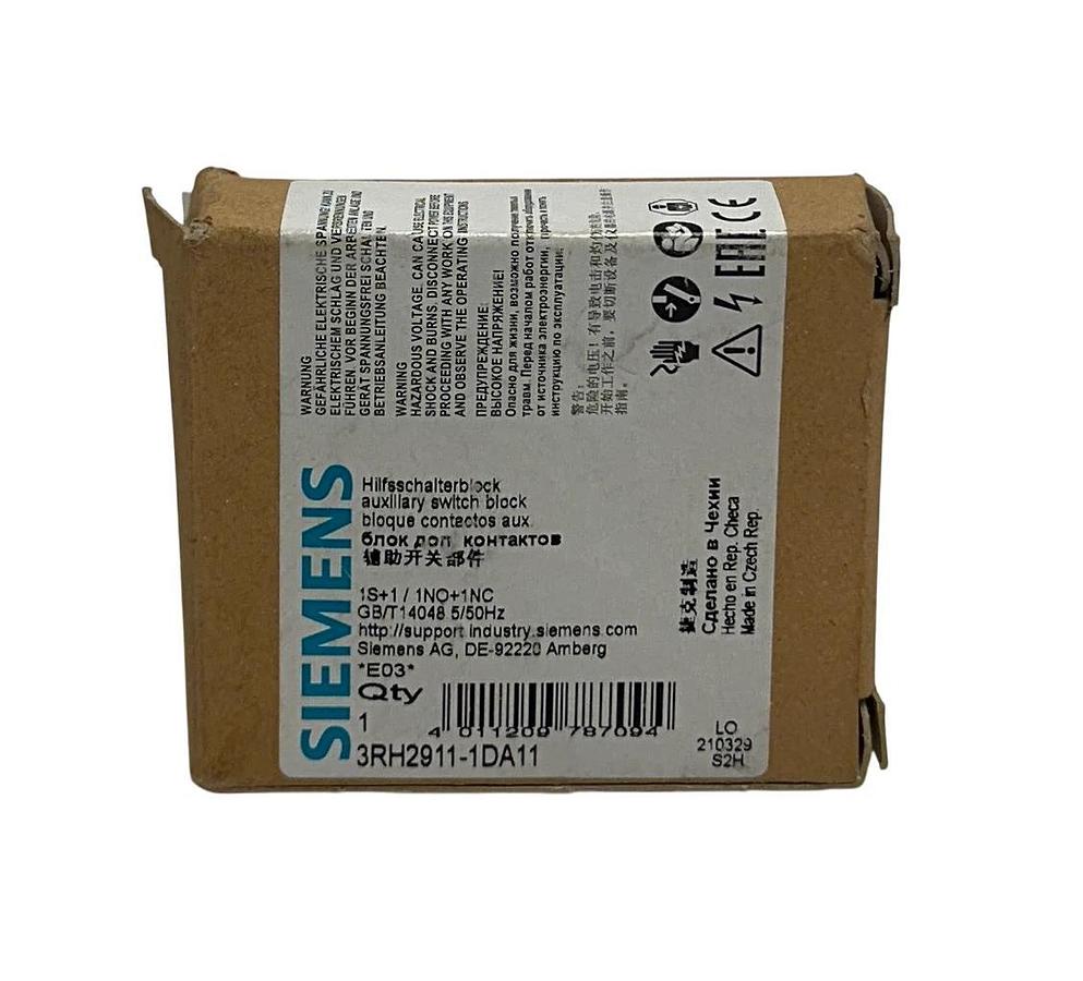 SIEMENS 3RH2911-1DA11 / 3RH29111DA11 OEM AUXILIARY SWITCH CONTACT BLOCK NSMP