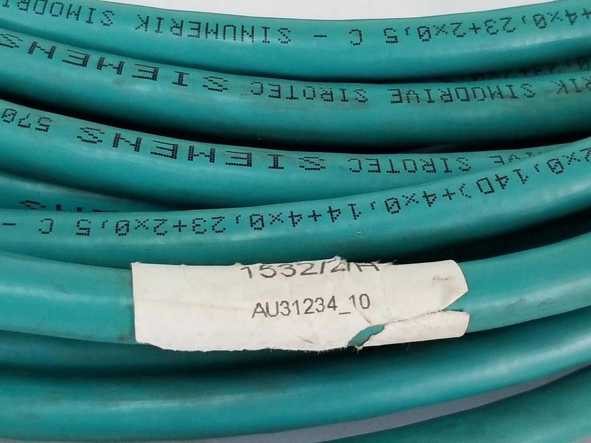 Used SIEMENS SIROTEC 6FX2002-2CA31-1CA0 SINUMERIK SIMODRIVE CABLE 20M 570102.0025.00