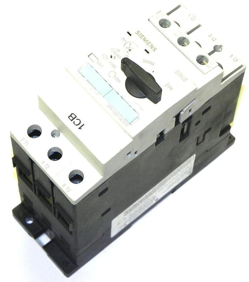 Used SIEMENS 3RV1-031-4EA10 SIRIUS COMBINATION MOTOR CONTROLLER 3RV10314EA10