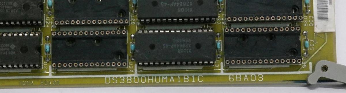 Used GENERAL ELECTRIC DS3800HUMA1B1C 6BA03 MEMORY BOARD DS3800HUMA1B1C6BA03