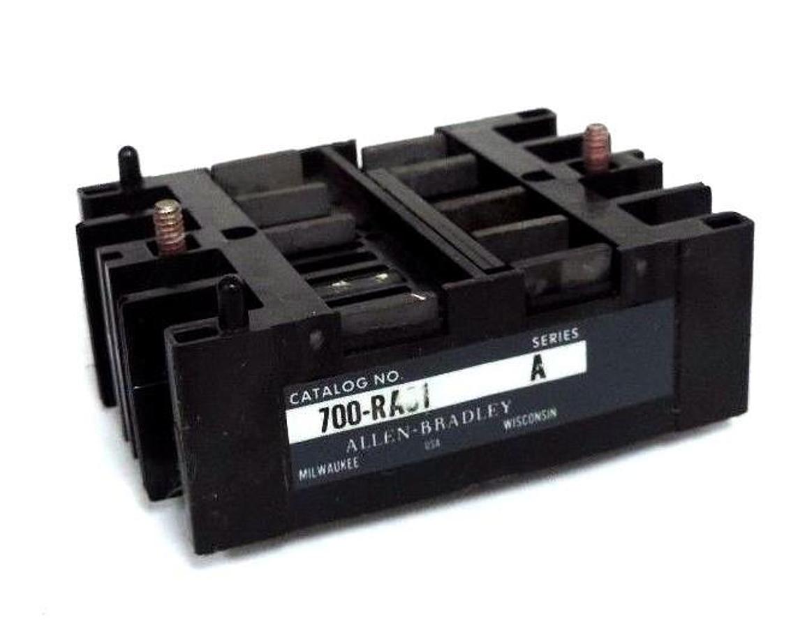 Used ALLEN BRADLEY 700-RA01 FRONT DECK RELAY SER. A ASSEMBLY 700RA01