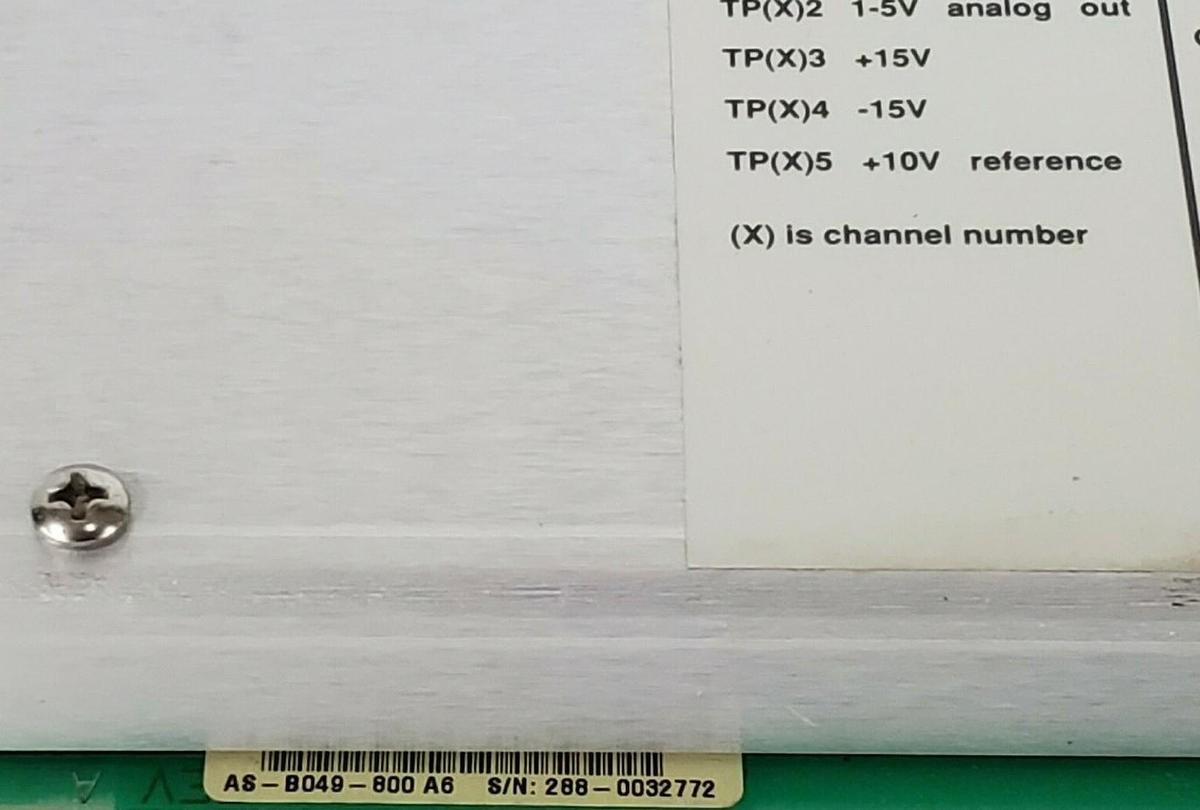 Used SCHNEIDER / MODICON AS-B872-100 ANALOG OUTPUT MODULE 4-20mA 4CH ASB872100