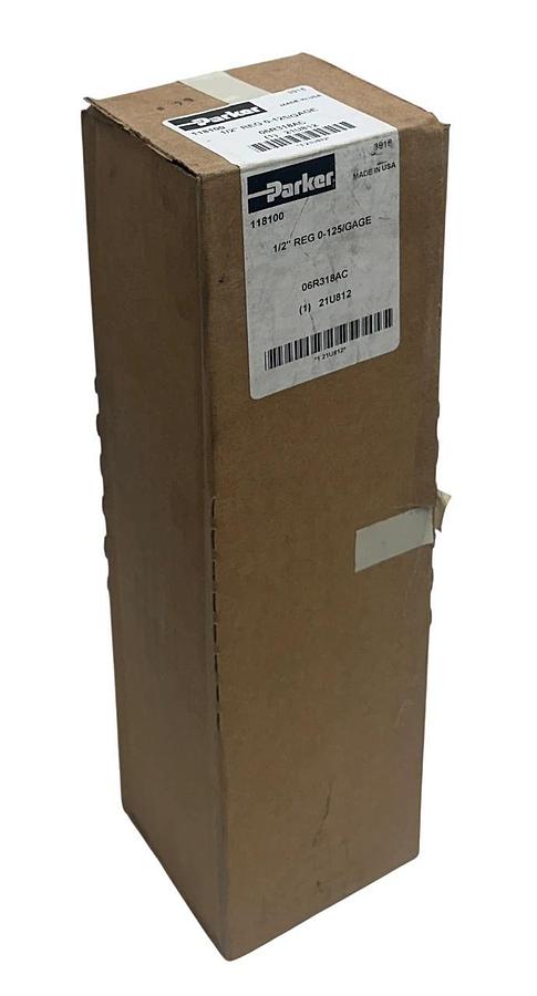 PARKER 06R318AC / 21U812 / 118100 REGULATOR 1/2'' REG NO GAUGE OEM NSMP *READ