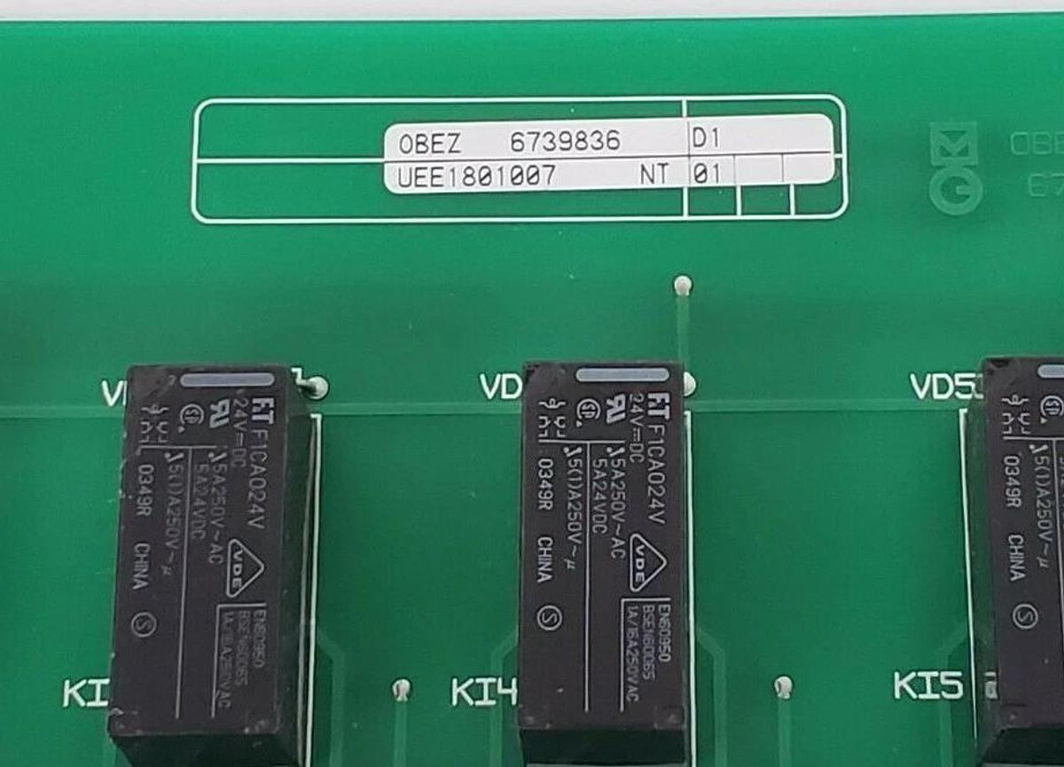 Used MGE UPS 6739836 D1 PC RELAY BOARD OBEZ ASSEMBLY 6739835XD-2-D