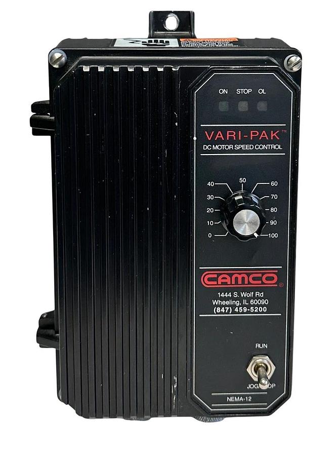 Used KB ELECTRONICS CAMCO 92A61633010000 VARI-PAK DC MOTOR SPEED CONTROL 1HP USNP