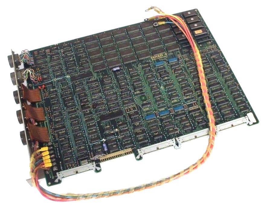 Used GOULD AS-521P-008 MEMORY MODULE REV. C24, C521 REV. C, AS521P008