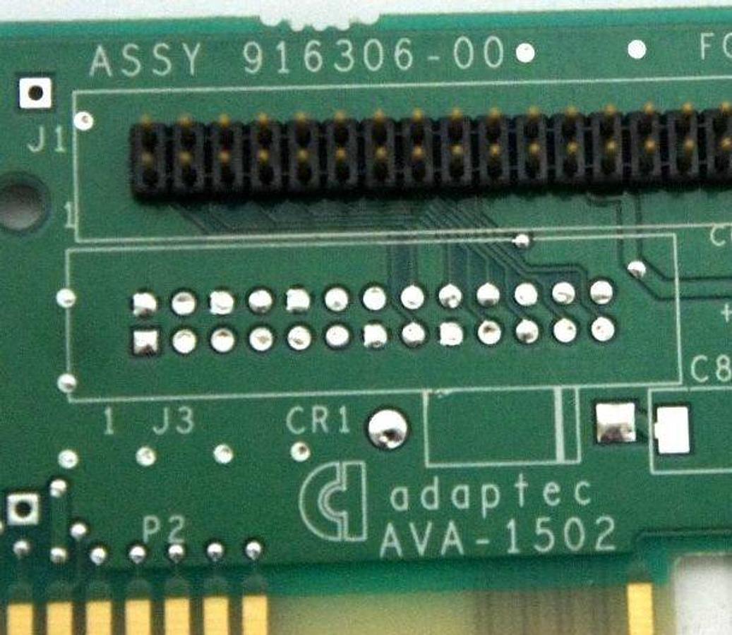 Used NEW ADAPTEC AVA-1502 SCSI CARD ISA, ASSY: 916306-00, AVA1502