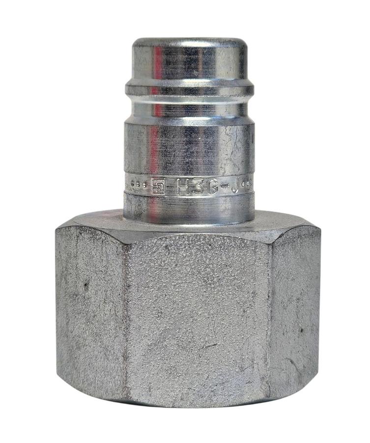 Used NEW PARKER H3G-J PNEUMATIC HOSE COUPLING: H3GJ 1 - 11-1/2" THREAD 3/4" BODY DIA