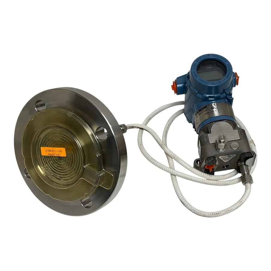 Used Rosemount 3051 Smart Pressure Transmitter & 1199 Remote Diaphragm Seal Assy. New