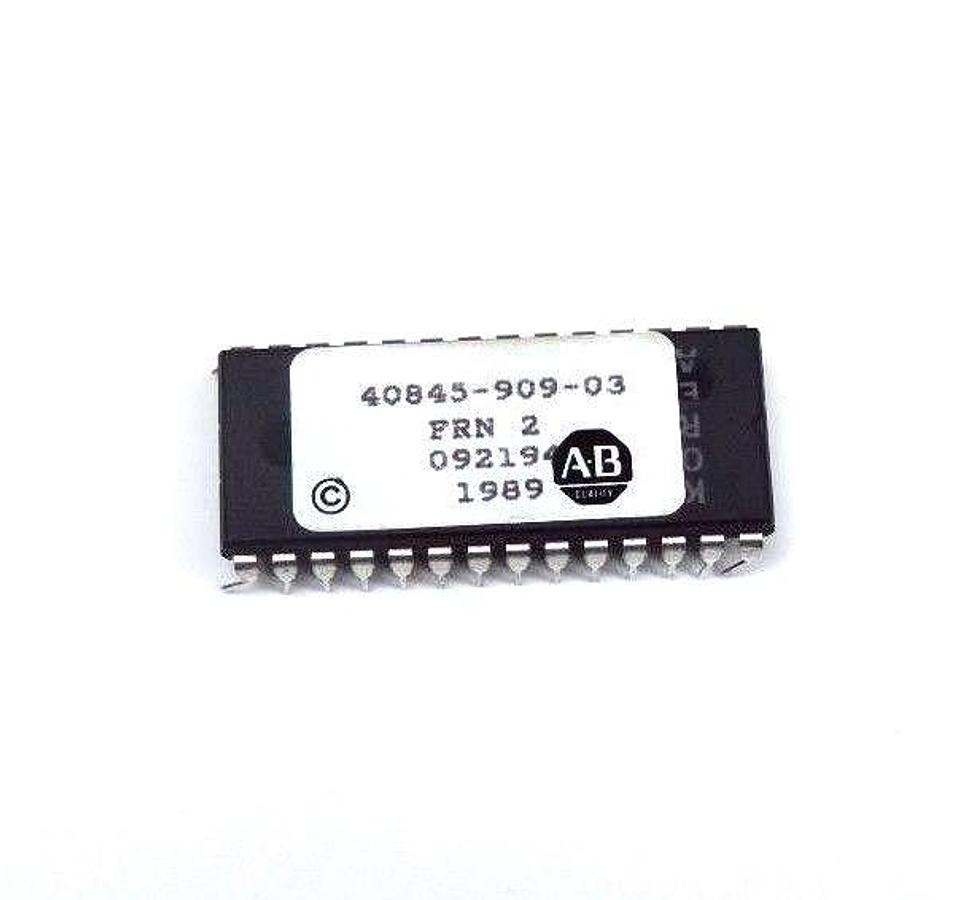 Used LOT OF 2 ALLEN BRADLEY 40845-909-03 CHIPS 4084590903, FRN: 2