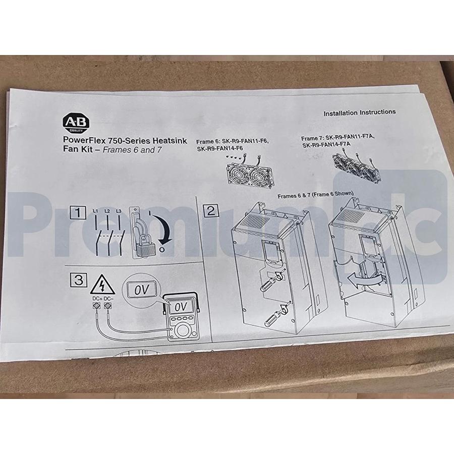 Allen Bradley SK-R9-FAN11-F6 /B PowerFlex 750 Frame 6 Heatsink Fan Kit PN-406345