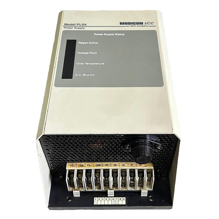 Used AEG MODICON iCC 110-144 / 110144 MODEL PLS4 CYBERLINE POWER SUPPLY