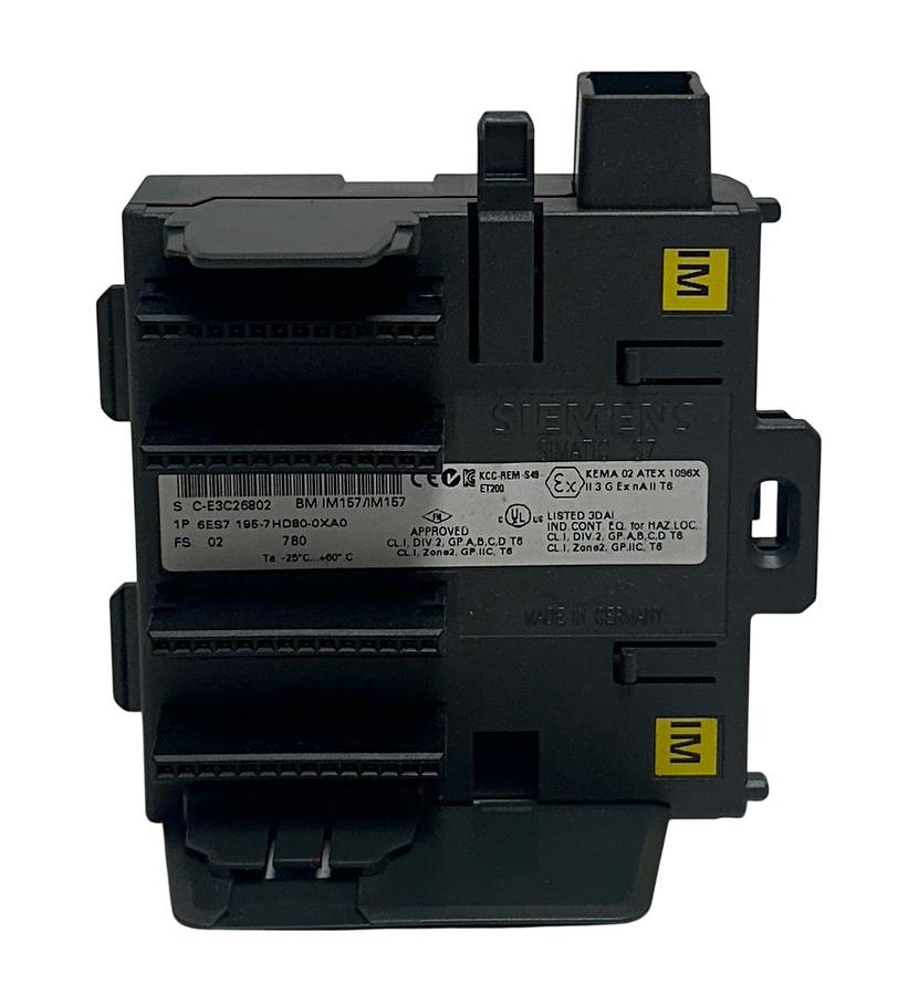 Used SIEMENS 6ES7 195-7HD80-0XA0 / 6ES71957HD800XA0 SIMATIC ET200 BUS MODULE NSMP