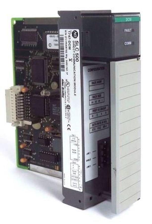 Used ALLEN BRADLEY 1747-DCM DIRECT COMMUNICATION MODULE 1747DCM SER. A MFG: 0499