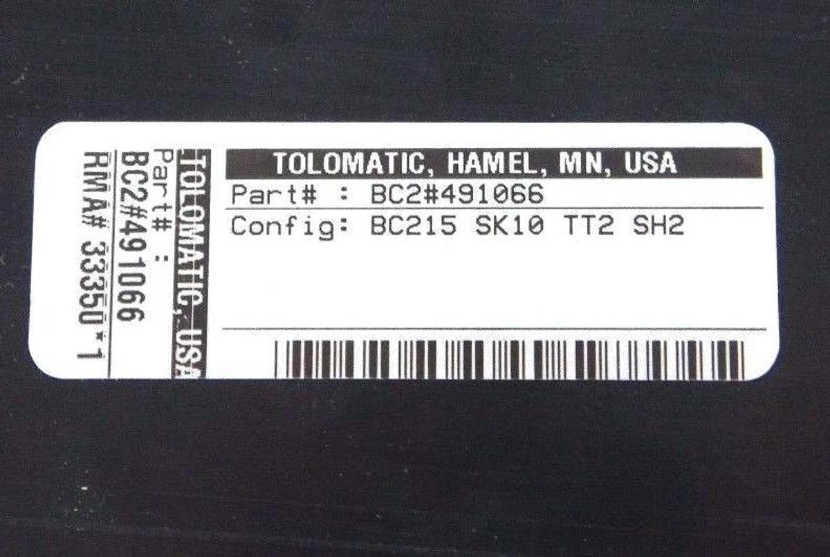 TOL-O-MATIC BC2#211892 PNEUMATIC ACTUATOR BC2#491066 CONFIG: BC215 SK10 TT2 SH2