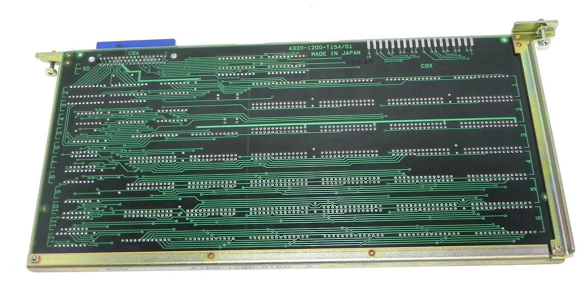 Used FANUC A16B-1200-0150/01A PC ROM BOARD A16B-1200-0150, A320-1200-T154/01 W/ ROMS