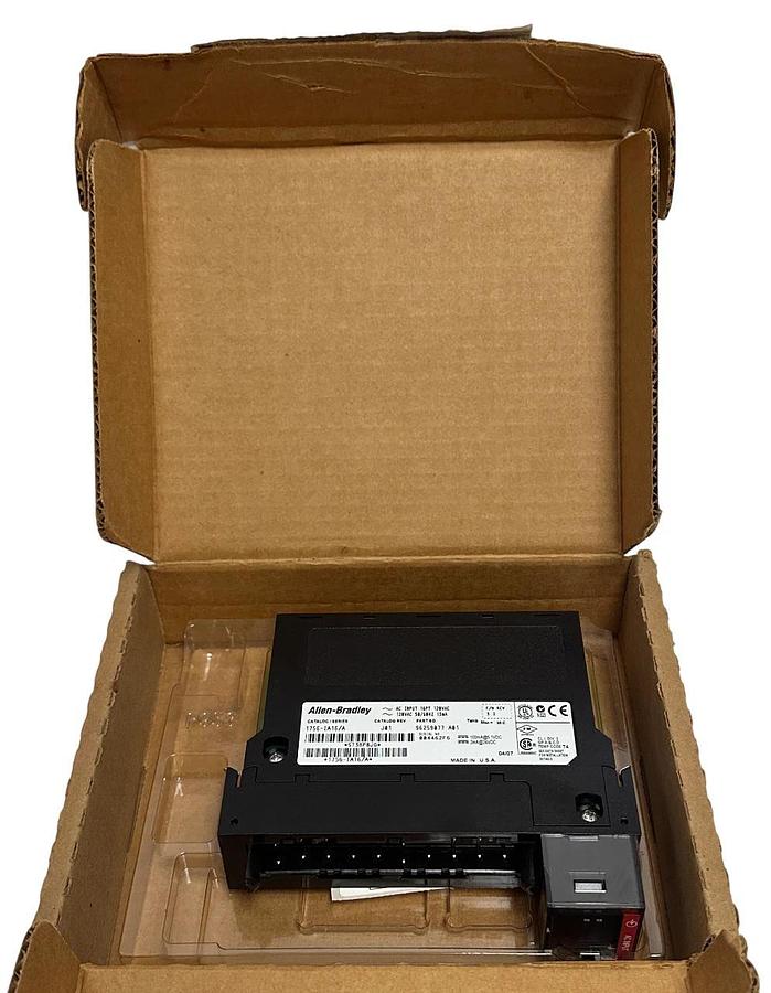 Used ALLEN BRADLEY 1756-IA16 /A ControlLogix 16-PT AC INPUT MODULE 120VAC USNP