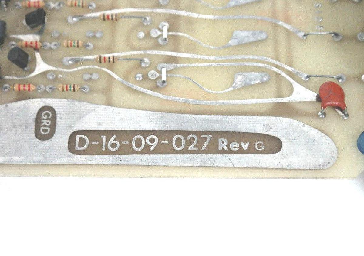 Used ISSC D-16-09-027 CIRCUIT BOARD REV. G W/ 346-5D-0.1 OUTPUT TERMINAL D1609027