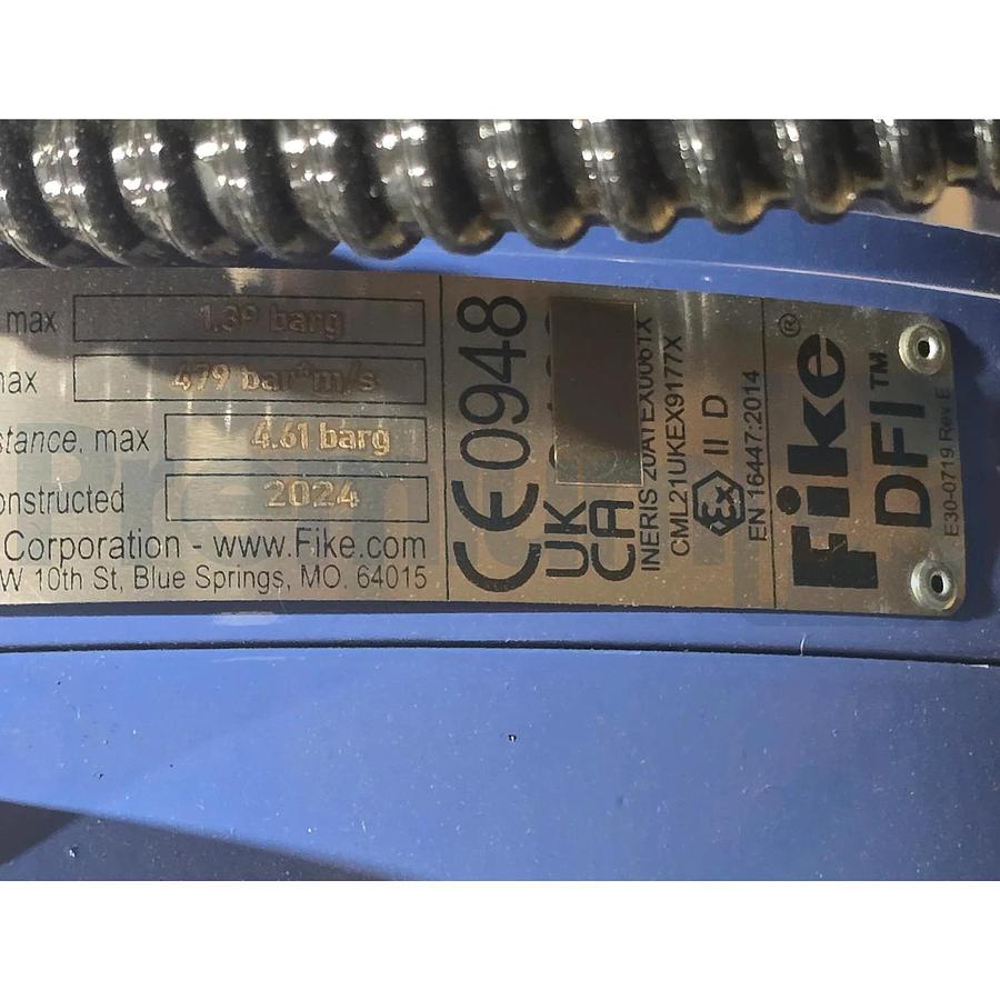 FIKE E30-056-0200-CS DFI DUAL-FLAP EXPLOSION ISOLATION VALVE DN200 8" DIN24154