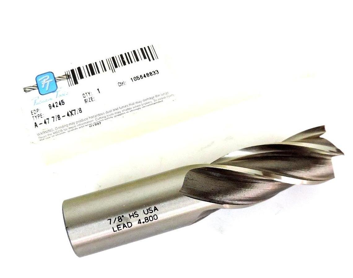 NEW PUTNAM TOOLS 94245 CUTTING END MILL A-47 7/8-4X7/8