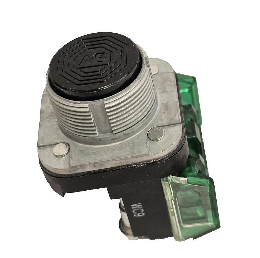 Used NIB ALLEN BRADLEY 800TC-A2D1 FLUSH HEAD BLACK PUSH BUTTON 800TCA2D1 SER. T