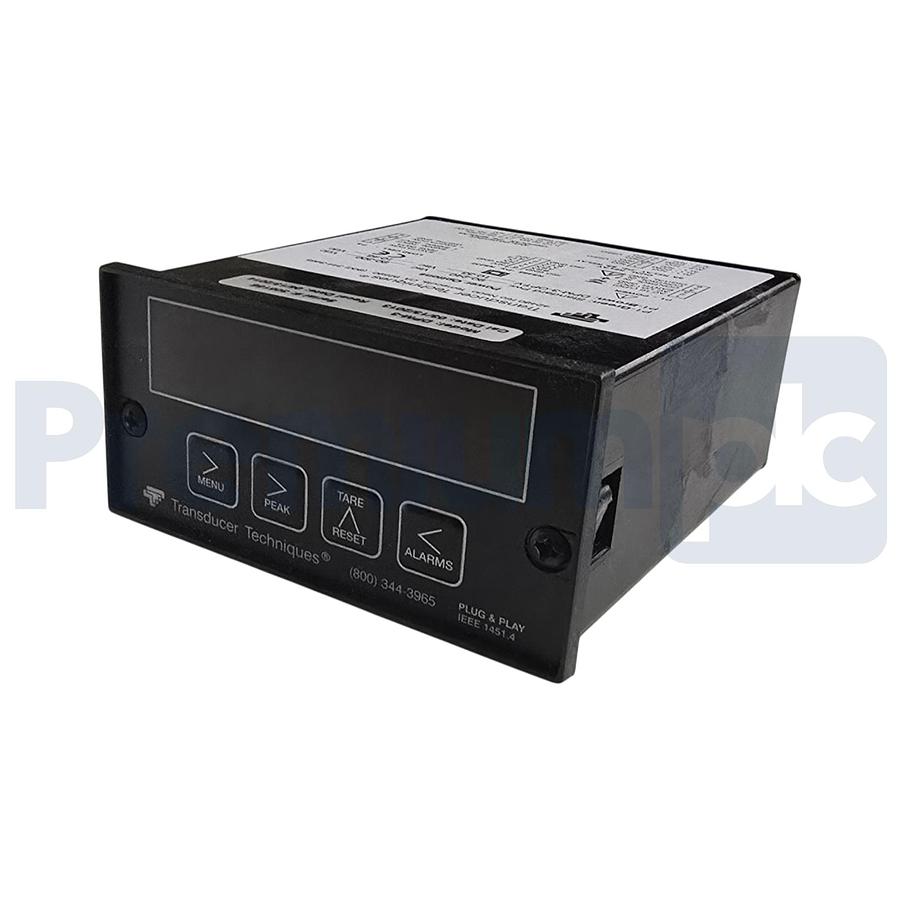 Used TRANSDUCER TECHNIQUES DPM-3 PLUG & PLAY LOAD CELL DIGITAL PANEL METER DPM3 NSMP
