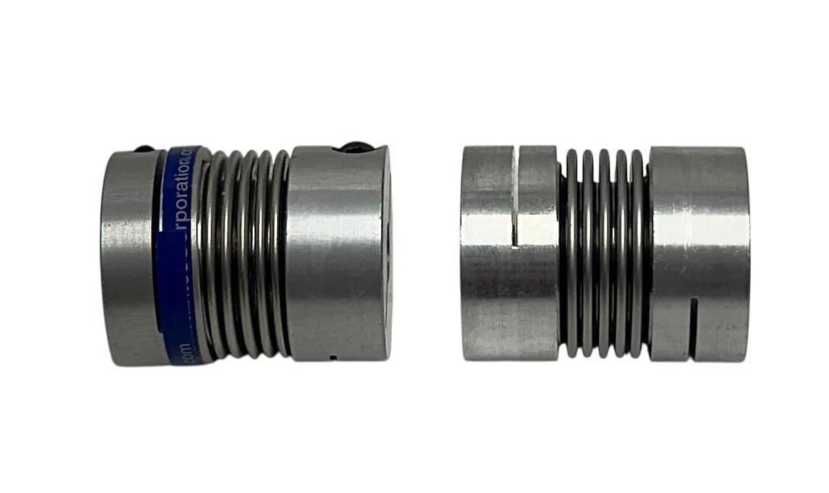 2 RIMTEC GERWAH DKN-20 / DKN20 MINI BELLOWS COUPLINGS W/ CLAMPING HUB NSNP