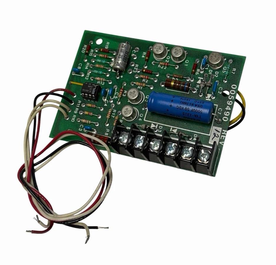 Used RELIANCE ELECTRIC 0059490 REV. 12 CIRCUIT BOARD