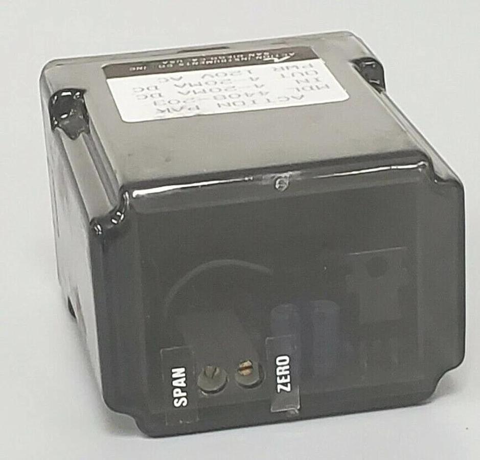 Used INVENSYS ACTION INSTRUMENTS 4408-203 RELAY CUSTOM 120VAC 4-20MA