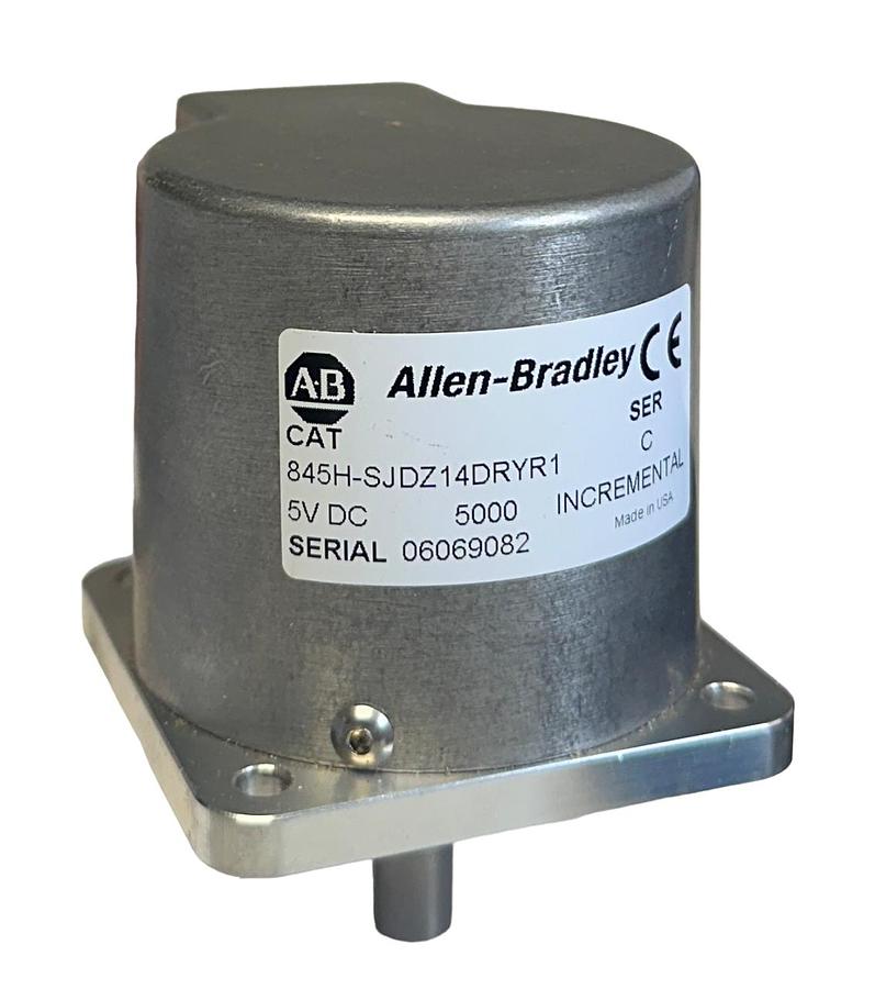 Used ALLEN BRADLEY 845H-SJDZ14DRYR1 /C INCREMENTAL ENCODER 5VDC 1M CABLE NSMP *