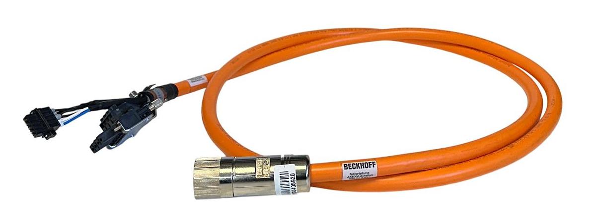 Used BECKHOFF ZK4500-8023-0020 / ZK450080230020 MOTOR CABLE AX5000 SPEEDTEC 2M NSNP