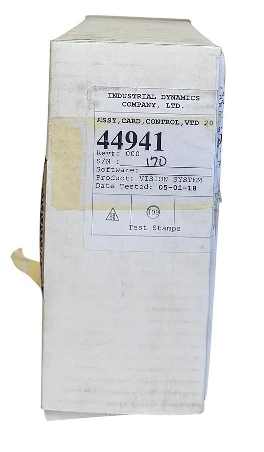 INDUSTRIAL DYNAMICS 44941 VTD 20 CONTROL CARD ASSEMBLY VENT TUBE DETECTOR NSMP
