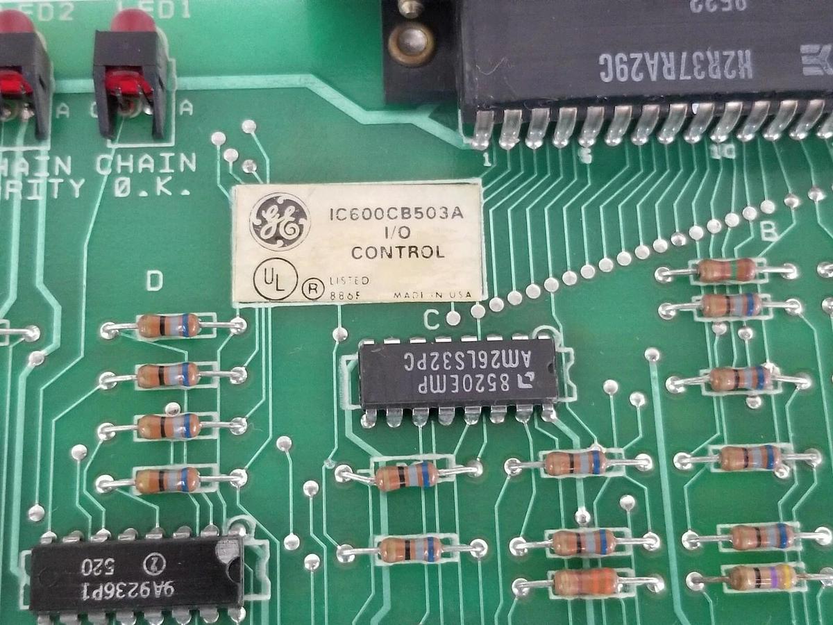 Used GE FANUC 1C600CB503A I/O CONTROL MODULE FAB NO. 44A712769-002R03/5