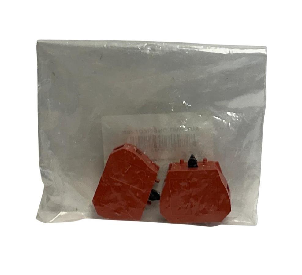 Used 4 AUTOMATIONDIRECT ECX1030-2 / ECX10302 PUSHBUTTON CONTACT BLOCKS 22mm RED NSFS