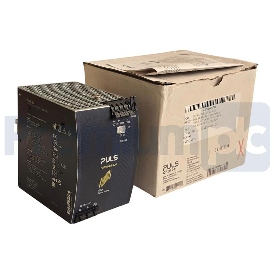 PULS Dimension QS20.241 DIN Rail Power Supply | 24V 20A 480W | AC 100-240V In 875404001201