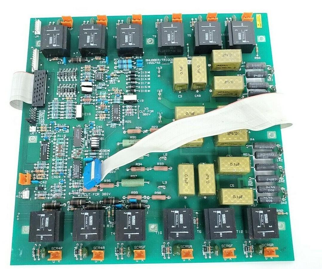 Used BOSTON / FINCOR 105574201-E SNUBBER / TRIGGER BOARD REV: E LL 1055742