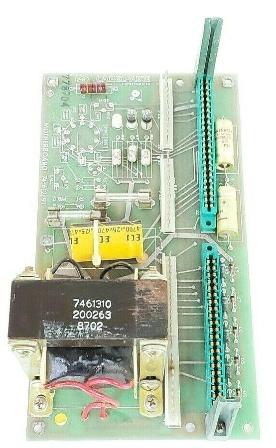 Used LABEL-AIRE 74-612-90 MOTHER BOARD 74-612-91