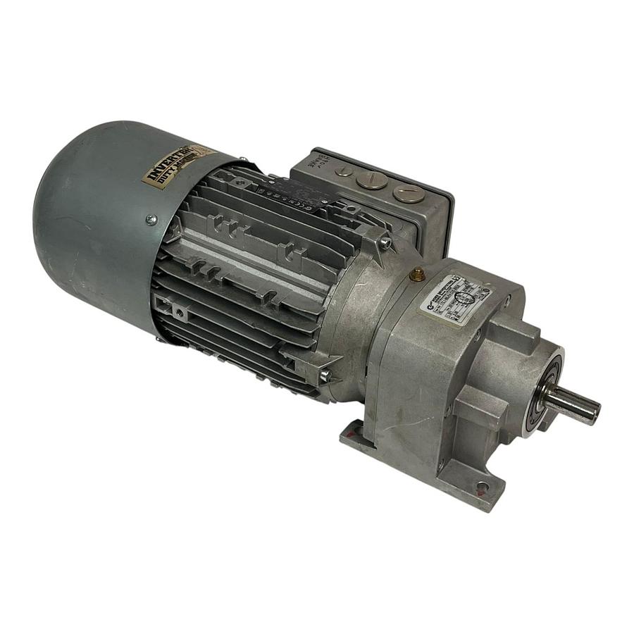 Used NORD Gearmotor SK 172.1-90LH/4 CUS BRE20 HL 2 HP 339 RPM 230/460V Inverter Duty