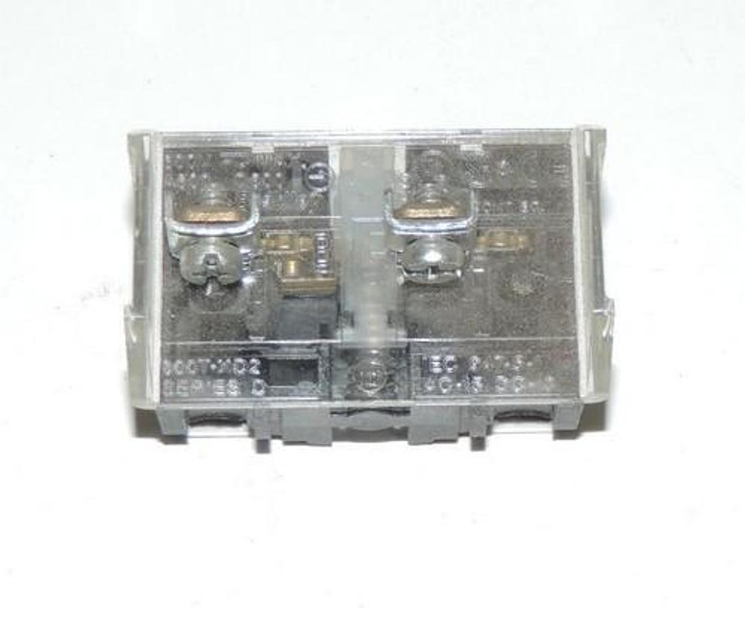 Used LOT OF 5 ASSORTED ALLEN BRADLEY CONTACT BLOCKS 800T-XD1, 880T-XD2, 800T-XD4