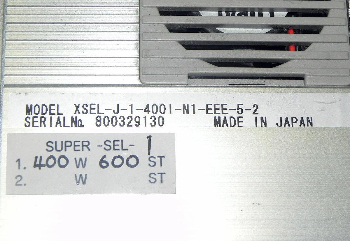 Used IAI XSEL-J-1-4001-N1-EEE-5-2 XSEL CONTROLLER XSELJ14001N1EEE52