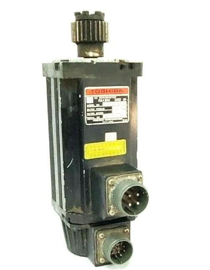 Used TOSHIBA 12M2-0500R AC SERVOMOTOR 12M20500R, 3000 RPM, 16.2 KG.CM