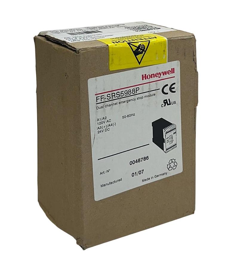 HONEYWELL FF-SRS5988P / FFSRS5988P DUAL CHANNEL EMERGENCY STOP MODULE 120V NSMP