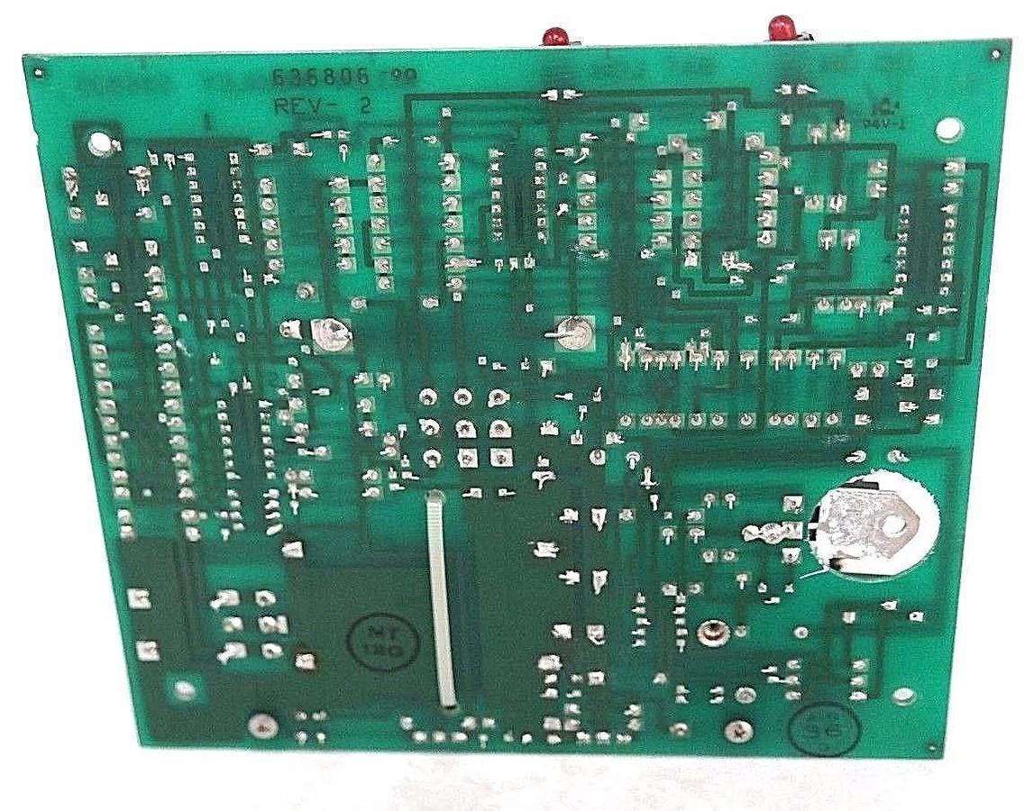 Used ALLEN BRADLEY 636806 POWER SUPPLY BOARD 636806 REV-2 BACK SIDE